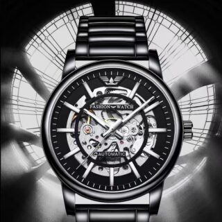 Fashion Automatic Watch Black