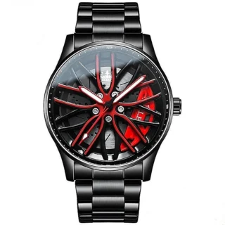 OLEVS 9937 Hip Hop Car Wheel Watch