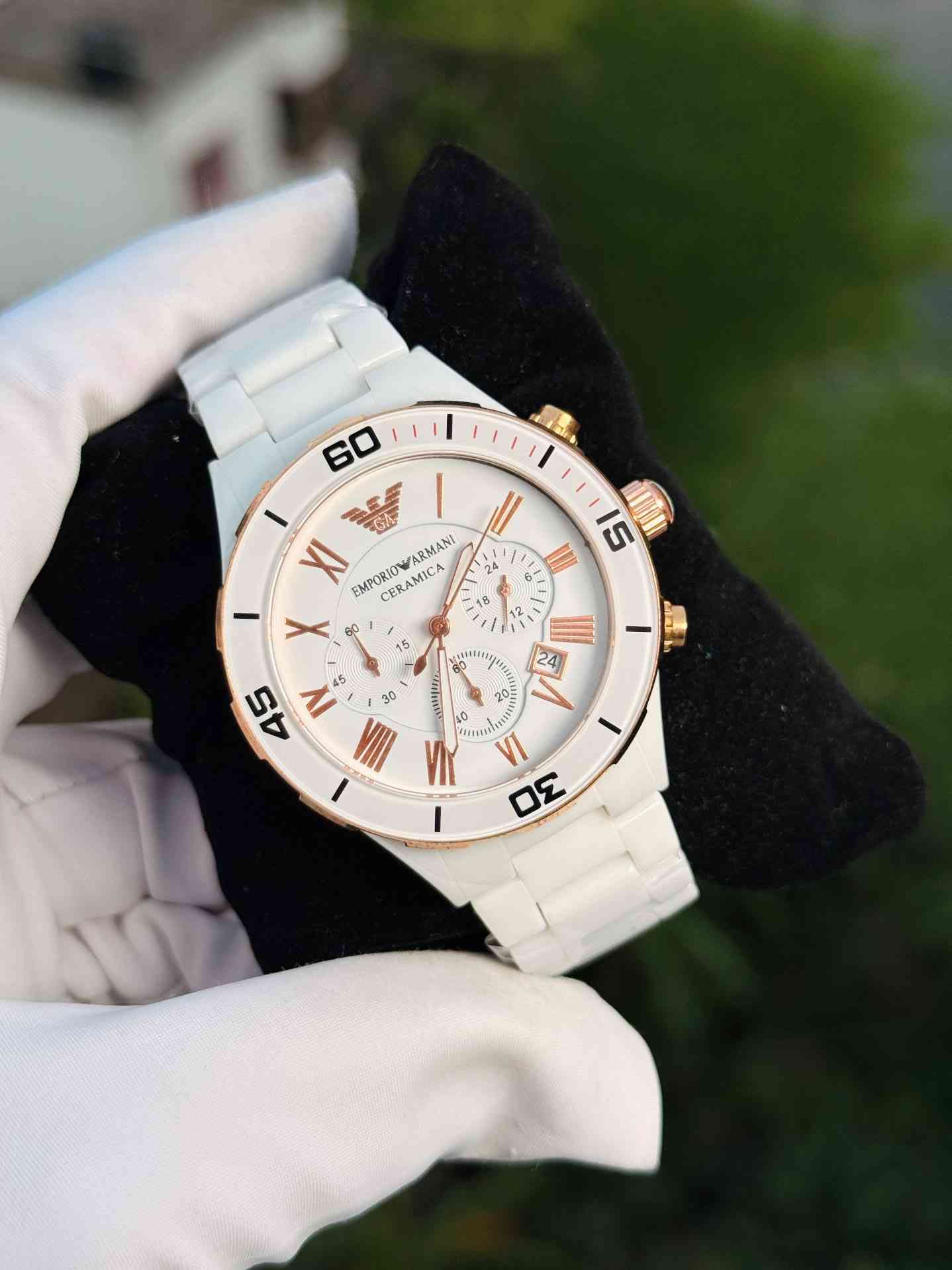 Emporio Armani AR1424 Luxury Ceramic Watch - Image 5