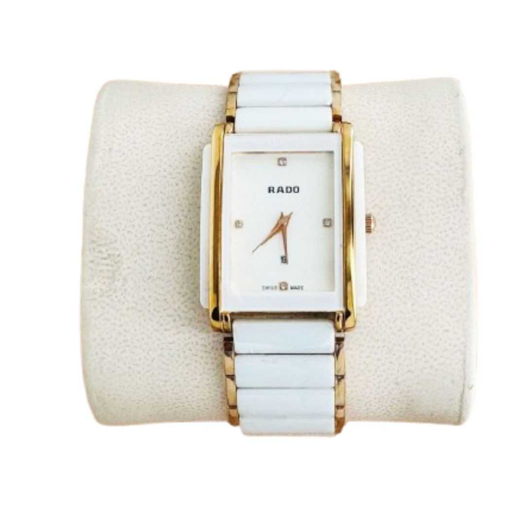 RADO Jublie Integral White Golden Diamond Quartz CD:R3009