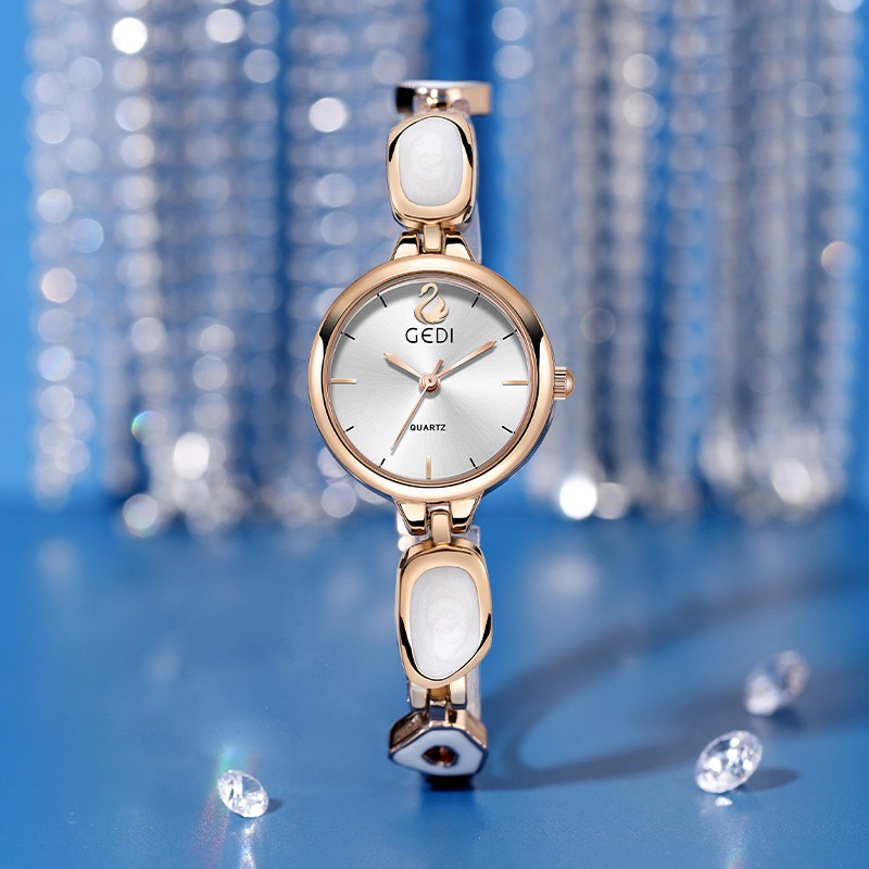 GEDI 72001 Luxury Diamond Bracelet Watch for Women