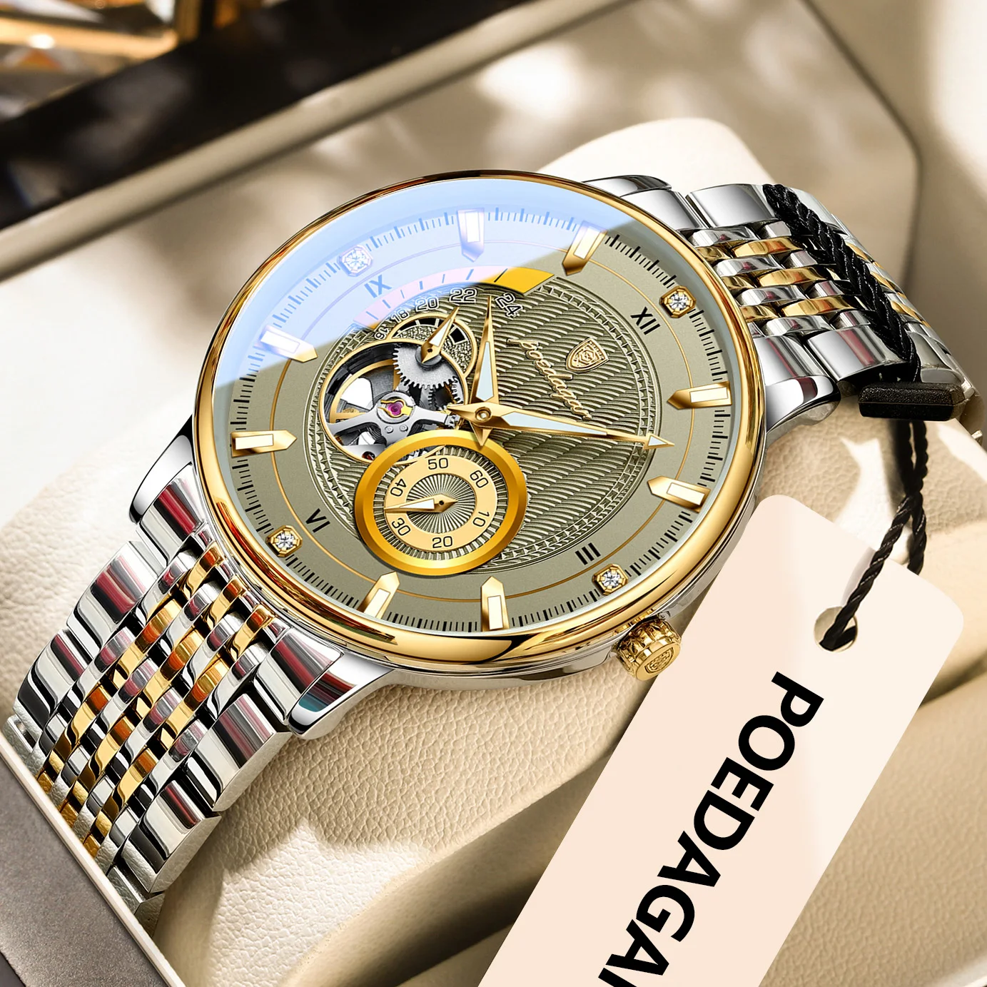 POEDAGAR Luxury Automatic Mechanical Watch – Model 1416 - Image 3
